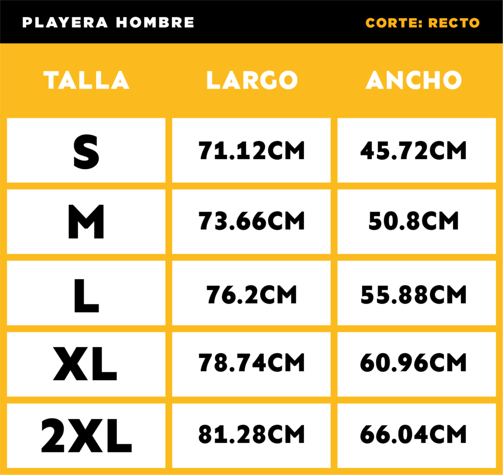 guia-de-tallas-rey-camiseta